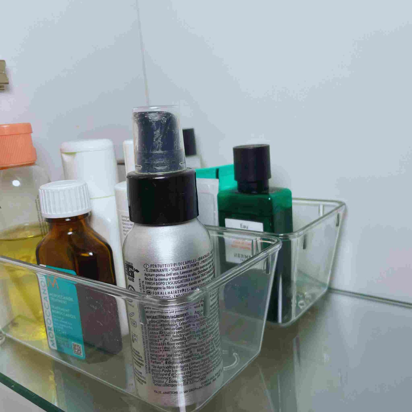 25 contenitori trasparenti anti scivolo + 100 piedini anti-scivolo